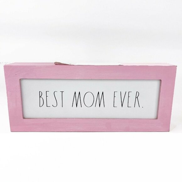 Rae Dunn BEST MOM EVER Sign Home Decor New - Picture 1 of 6